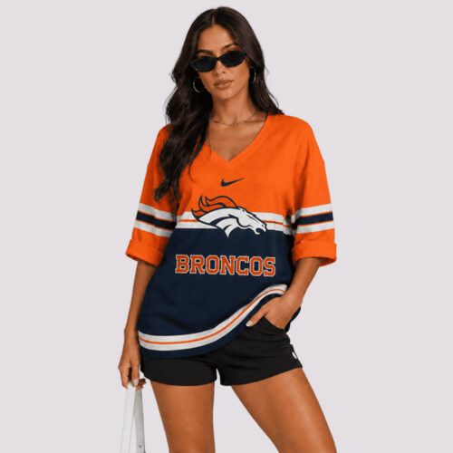 Denver Broncos | Premium NFL V-neck Long Sleeve Shirt