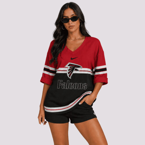 Atlanta Falcons | Premium NFL V-neck Long Sleeve Shirt