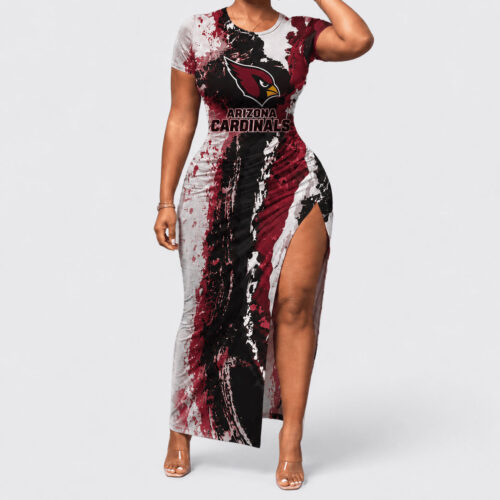 Arizona Cardinals | Premium NFL Game Day Paint Splash Women's Bodycon Dress
