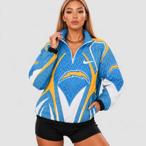 Los Angeles Chargers | Premium NFL Women’s Stadium Queen V-Neck Zipper Jacket