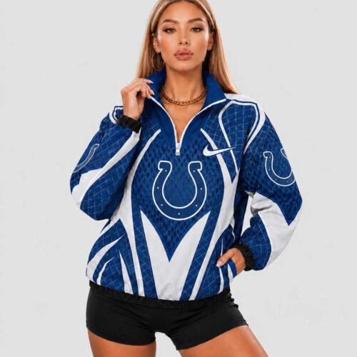 Indianapolis Colts | Premium NFL Women’s Stadium Queen V-Neck Zipper Jacket