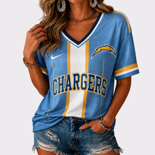 Los Angeles Chargers | Premium NFL Casual V-Neck Game Day Shirt