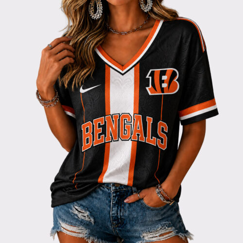 Cincinnati Bengals | Premium NFL Casual V-Neck Game Day Shirt