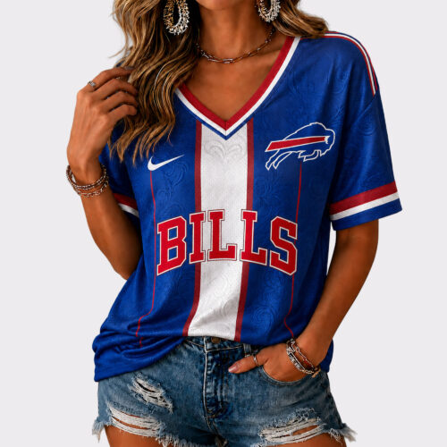 Buffalo Bills | Premium NFL Casual V-Neck Game Day Shirt